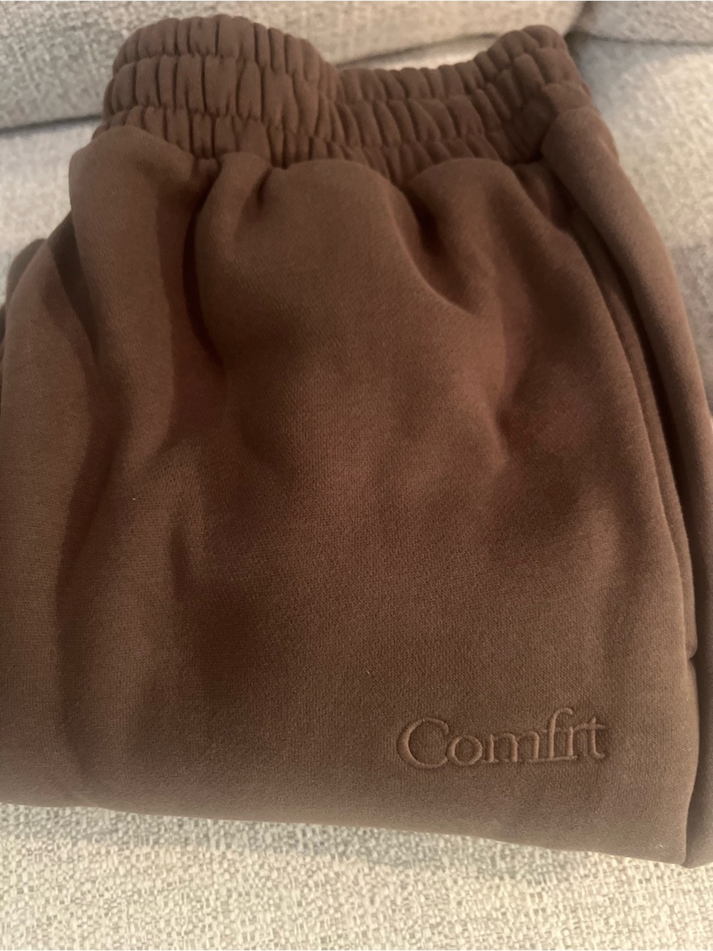 COMFRT Signature Sweatpants — Chocolate Brown M Unisex BRAND NEW in bag - Picture 4 of 7